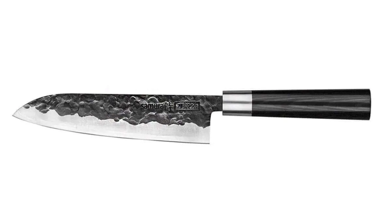 Couteau santoku Samura Blacksmith martelé 18cm