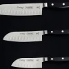 Couteau santoku Tramontina Century lame forgée 13cm manche polycarbonate noir