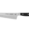 Couteau santoku Tramontina Century Rocking lame forgée 18cm manche polycarbonate noir