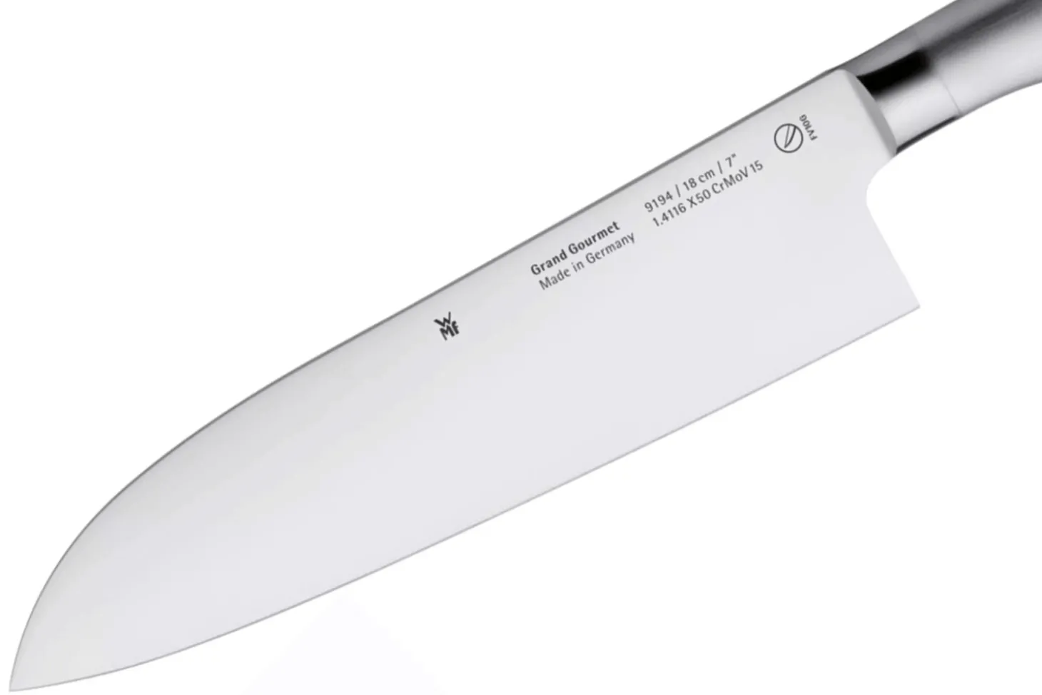 Couteau santoku WMF Grand Gourmet lame acier inoxydable 18cm