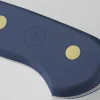 Couteau santoku Wüsthof Classic Colour Wild Blueberry forgé lame alvéolée 17cm