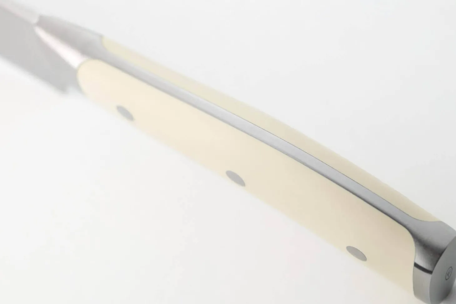 Couteau santoku Wüsthof Classic Ikon blanc forgé lame alvéolée 17cm