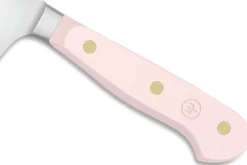 Couteau santoku Wusthof Classic Colour Pink Himalayan Salt forgé lame alvéolée 17cm