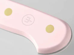 Couteau santoku Wusthof Classic Colour Pink Himalayan Salt forgé lame alvéolée 17cm