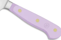 Couteau santoku Wusthof Classic Colour Purple Yam forgé lame alvéolée 17cm