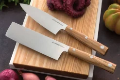Couteau Sashimi Due Cigni Hakucho 22cm manche olivier