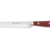 Couteau à saucisson Wusthof Classic Colour Tasty Sumac forgé lame crantée 14cm