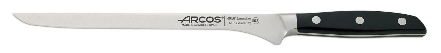 Couteau à saumon/jambon Arcos Manhattan flexible 25cm tranchant extrême