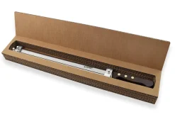 Couteau à saumon / jambon Au Nain 40cm barrette réglable manche bois