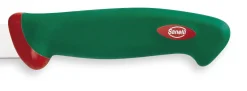 Couteau à saumon professionnel SANELLI Premana lame alvéolée 31cm manche vert