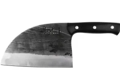 Couteau serbe Samura Mad Bull 18cm manche en G10 et carbone noir