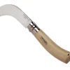 Couteau serpette Opinel n°10 lame inox 10cm manche en hêtre