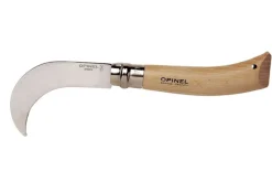 Couteau serpette Opinel n°10 lame inox 10cm manche en hêtre