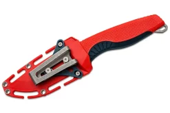 Couteau SOG Aegis FX SGAEGISFXRIN lame 9,3cm manche en nylon/fibres de verre rouge avec étui