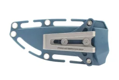 Couteau SOG Aegis FX SGAEGISFXINJA lame 9,3cm manche en nylon/fibres de verre bleu/jaune