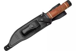 Couteau SOG Super Bowie SGSB1TL lame 19cm manche en cuir + étui en cuir