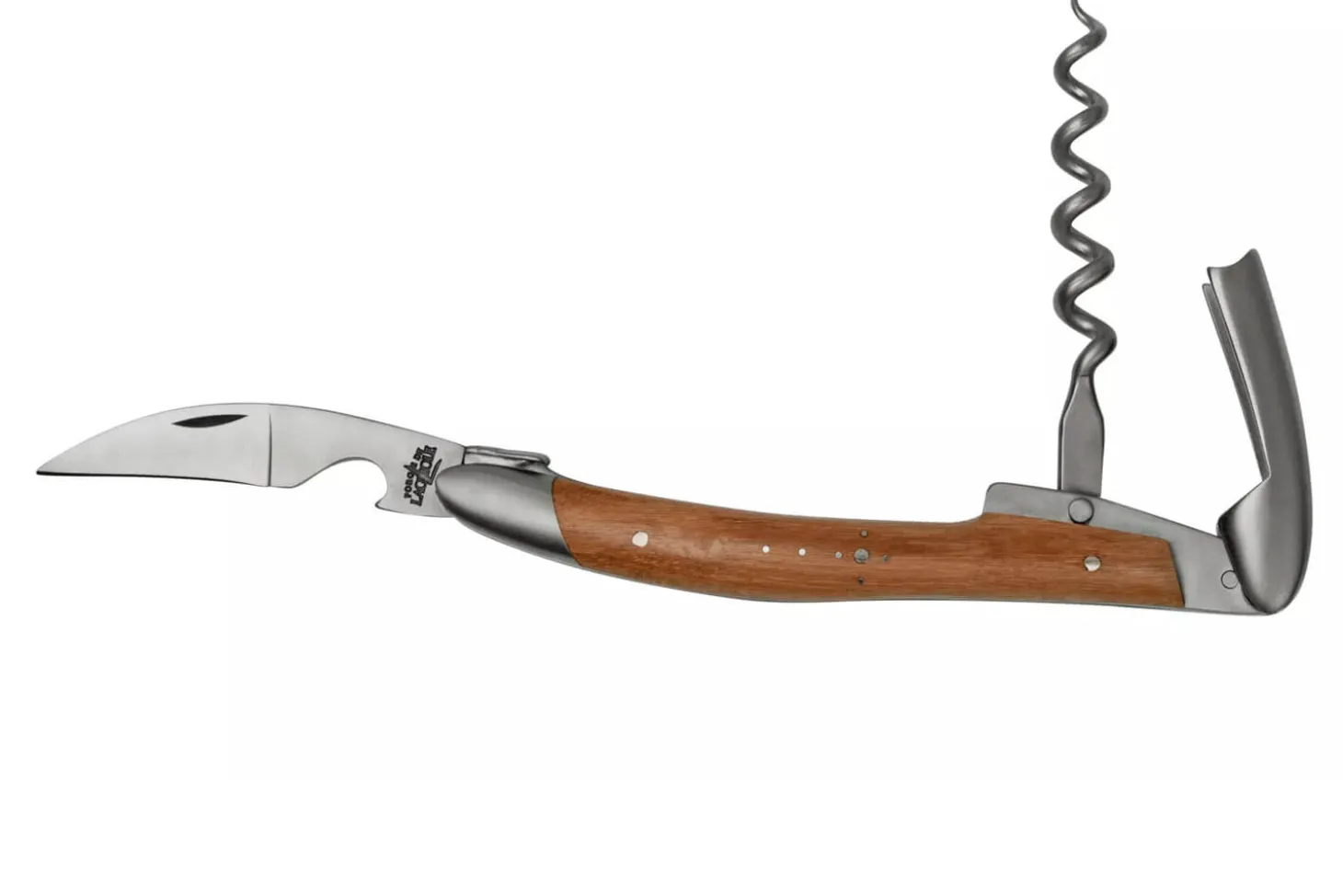 Couteau sommelier Forge de Laguiole manche en cep de vigne finition satinée