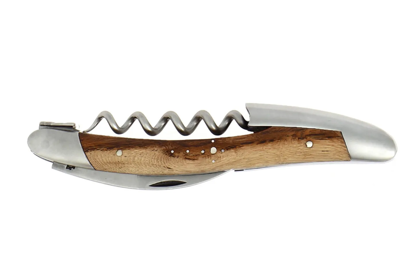 Couteau sommelier Forge de Laguiole manche en cep de vigne finition satinée