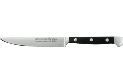 Couteau à steak Güde Alpha lame dentée 12cm en acier forgé