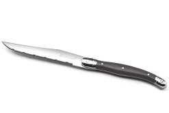 Couteau à steak Lou Laguiole Tradition gris lame inox 11cm