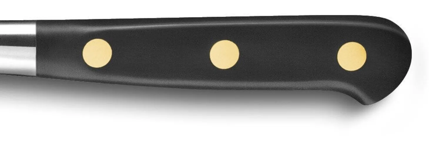Couteau à steak SABATIER Idéal Inox 100% forgé rivets laiton lisse 13cm