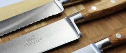 Couteau à steak SABATIER Provençao 100% forgé 13cm manche en olivier
