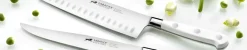Couteau à steak Sabatier Toque blanche 100% forgé lame lisse 13cm