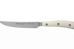 Couteau à steak Wüsthof Classic Ikon Blanc forgé 12cm