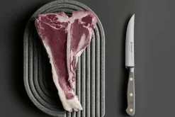 Couteau à steak Wusthof Classic Colour Velvet Oyster forgé lame 12cm