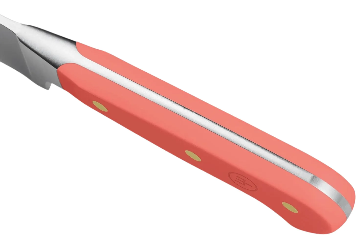 Couteau à steak Wusthof Classic Colour Coral Peach forgé lame 12cm