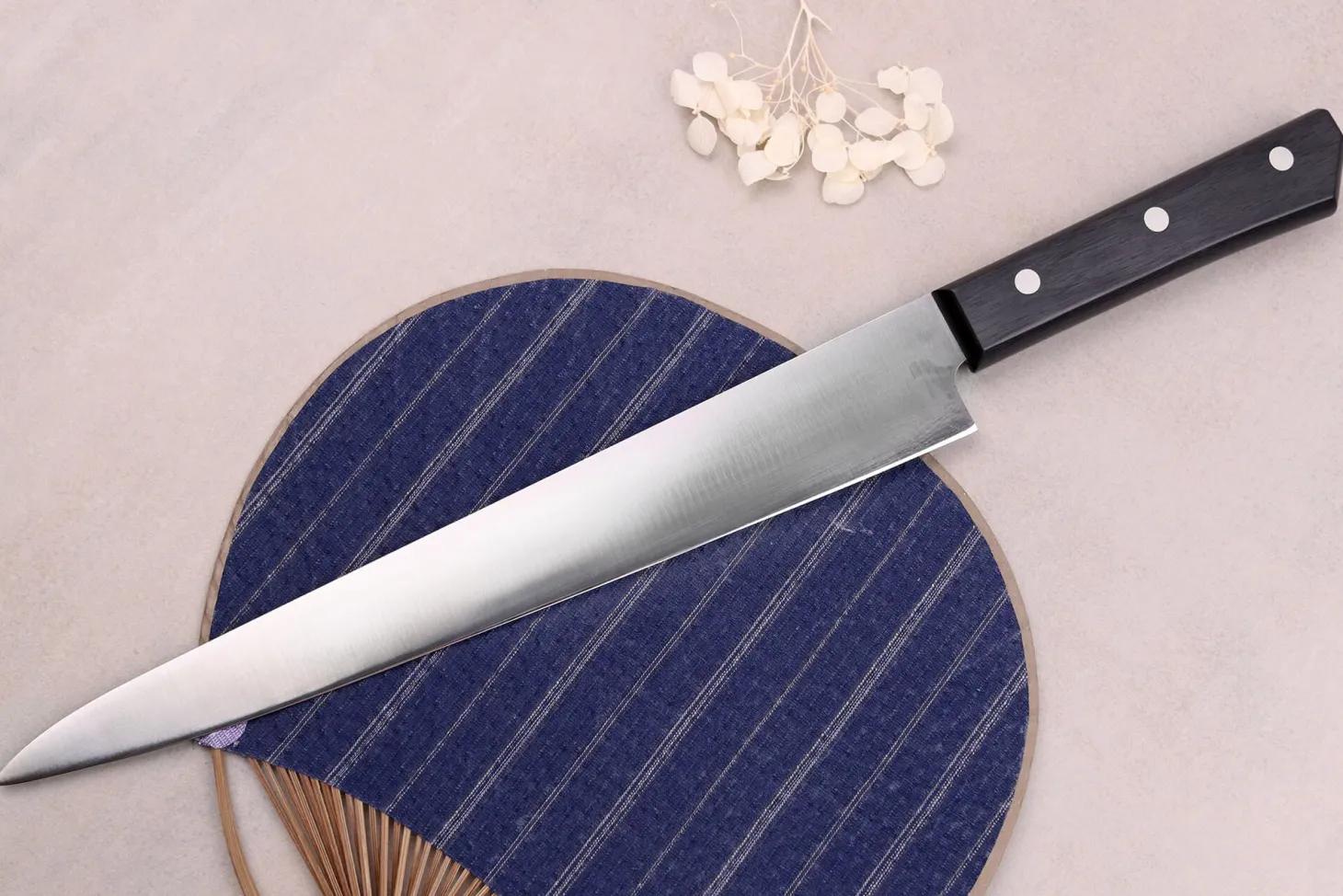 Couteau sujihiki alvéolé japonais Glestain SO Series 27cm