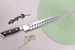 Couteau sujihiki alvéolé japonais Glestain K Series 33cm