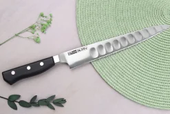 Couteau sujihiki alvéolé japonais Glestain K Series 21cm