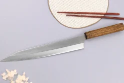 Couteau sujihiki 27cm japonais artisanal Yu Kurosaki Gekko San Maï