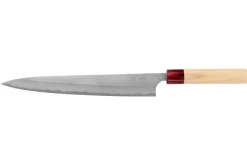 Couteau sujihiki 27cm japonais artisanal Masakage Yuki Shirogami 2