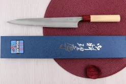Couteau sujihiki 27cm japonais artisanal Masakage Yuki Shirogami 2