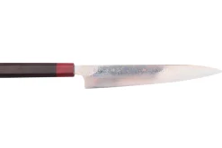 Couteau sujihiki 24cm japonais artisanal Takeshi Saji VG10 Rainbow