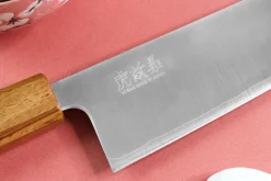 Couteau sujihiki japonais artisanal Wusaki Migaki G3 24cm