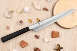 Couteau sujihiki japonais artisanal Kagekiyo Suri Urushi 27cm