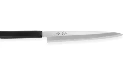 Couteau sujihiki japonais artisanal Kagekiyo Suri Urushi 24cm
