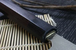 Couteau sujihiki japonais artisanal Takeshi Saji R2 Damas 27cm