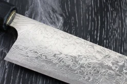 Couteau sujihiki japonais artisanal Takeshi Saji R2 Damas 24cm