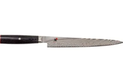 Couteau sujihiki japonais Miyabi 5000FCD lame 24cm damas 48 couches manche pakkawood