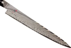 Couteau sujihiki japonais Miyabi 5000FCD lame 24cm damas 48 couches manche pakkawood