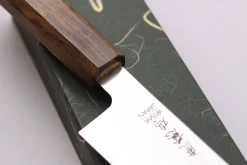 Couteau sujihiki kiritsuke 20cm japonais artisanal Wusaki Hikari SLD manche bubinga
