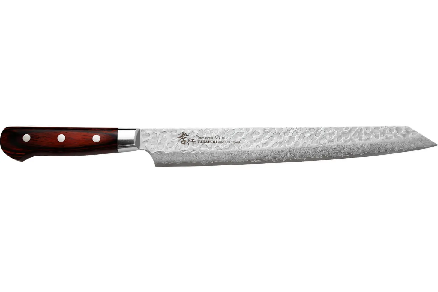 Couteau sujihiki kiritsuke japonais 27cm Sakai Takayuki Damascus Western 33 couches