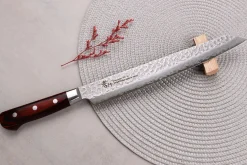 Couteau sujihiki kiritsuke japonais 27cm Sakai Takayuki Damascus Western 33 couches