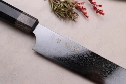 Couteau sujihiki kiritsuke japonais Kanetsugu Zuiun Kiwami revêtement DLC 24cm