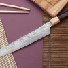 Couteau sujihiki kiritsuke japonais artisanal martelé Yu Kurosaki senko 24cm acier SG2