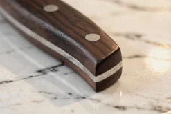 Couteau à surgelés 20cm Guillaume Leonard Cuistot en acier inoxydable et bois de santal rouge